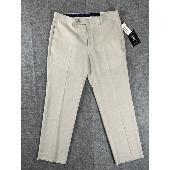 Ralph Lauren Other - Ralph Lauren Mens UltraFlex Light Beige Dress Pants Chinos Size 34W x 30L